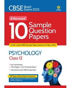 CBSE Board Exams 2023 I Succeed 15 Sample Question Papers Psychology Class 12